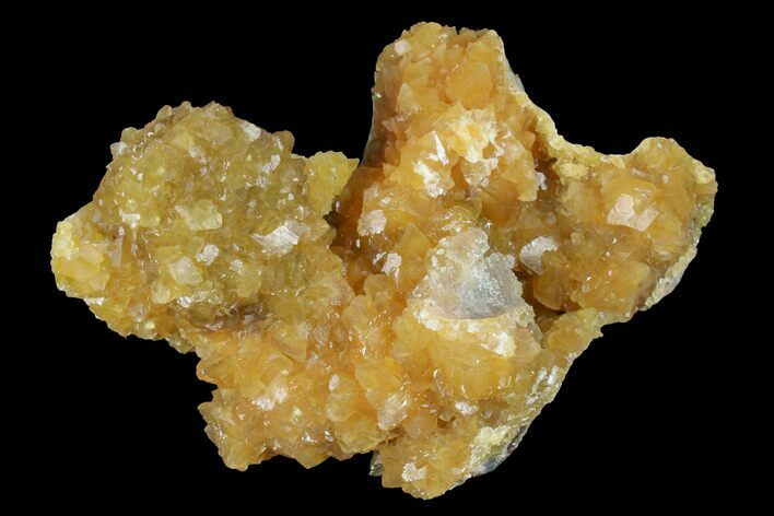 Fluorescent, Yellow Calcite Crystal Cluster - South Dakota #170679